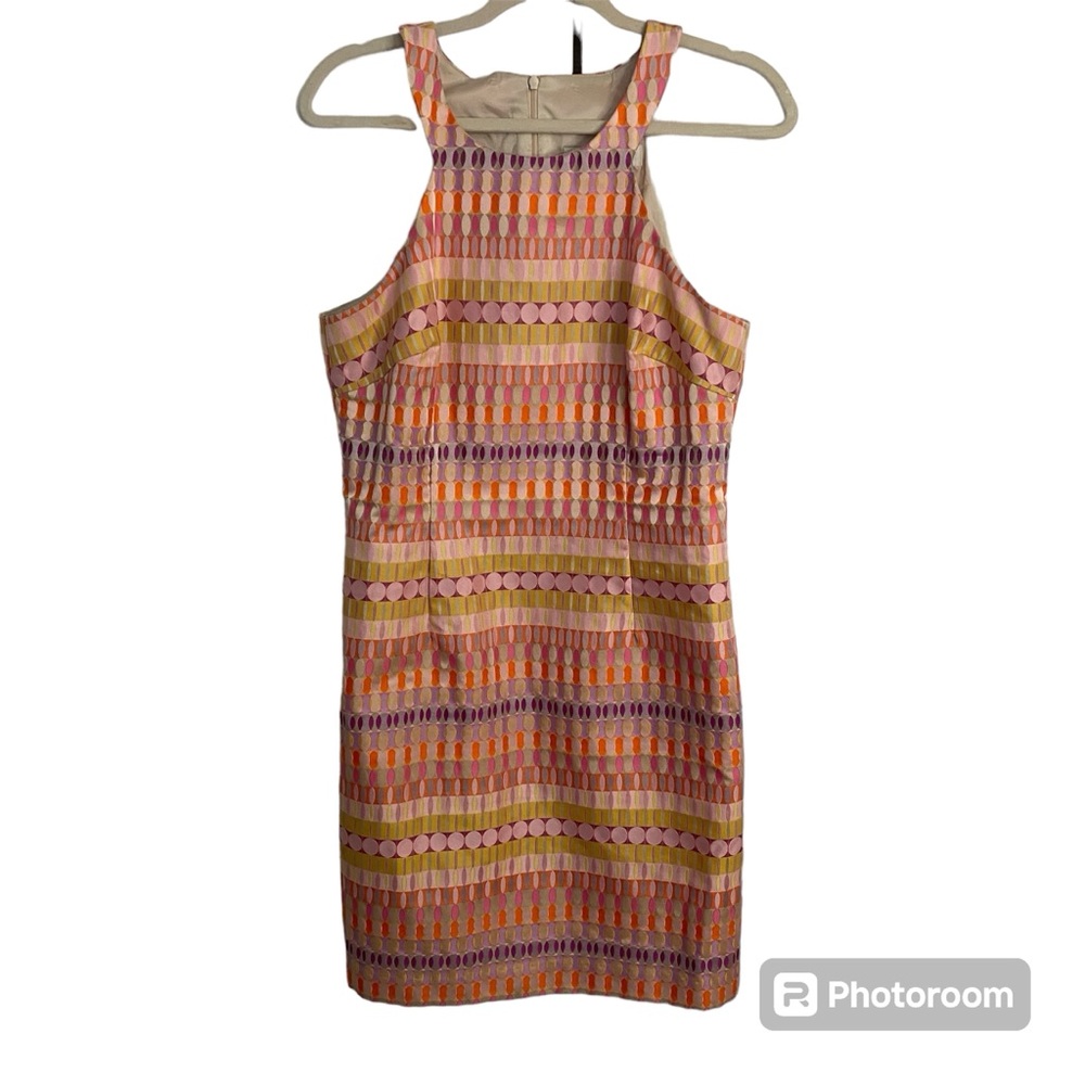 Trina Turk Retro Colorful Sheath Dress